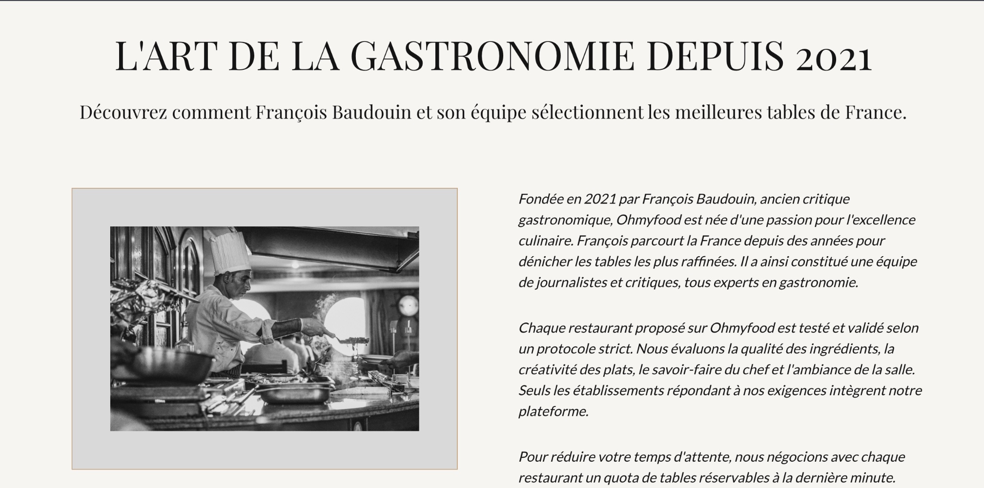 Oh My Food - WordPress